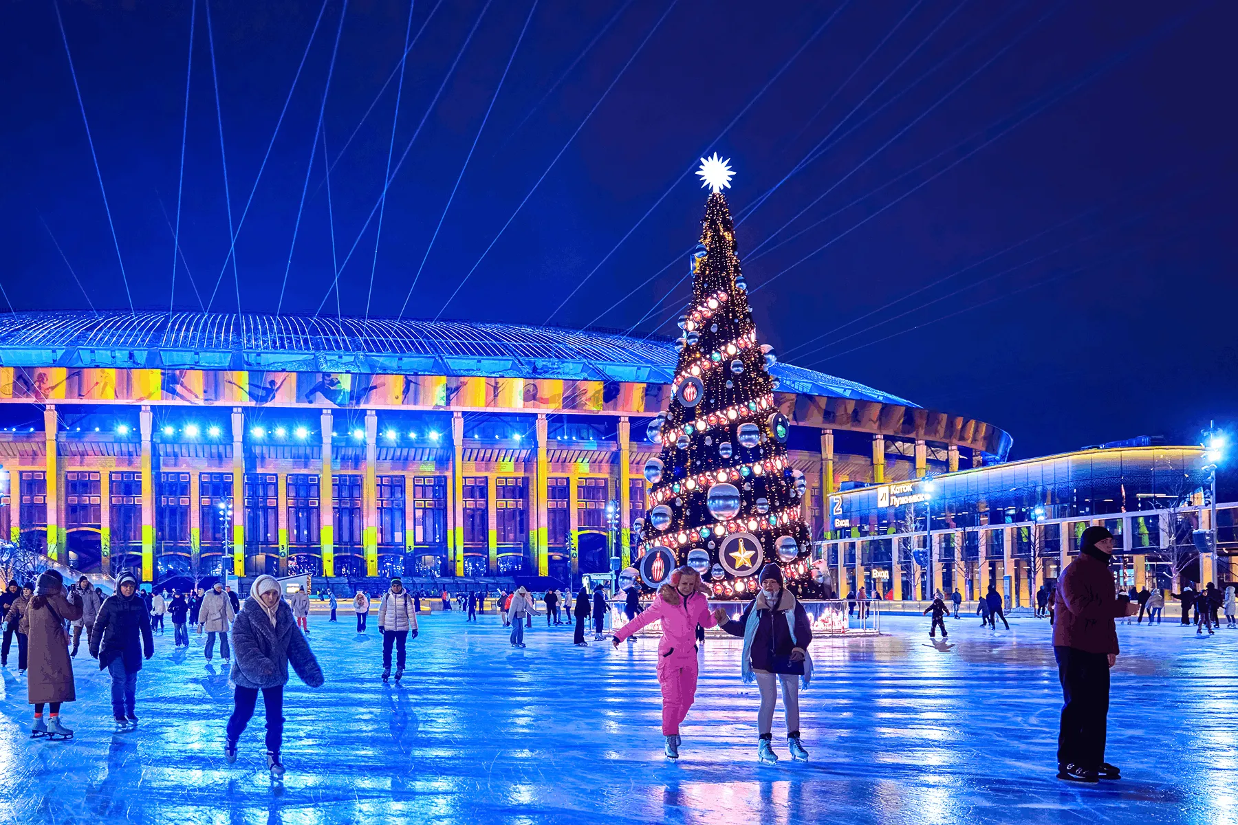 Каток лужники